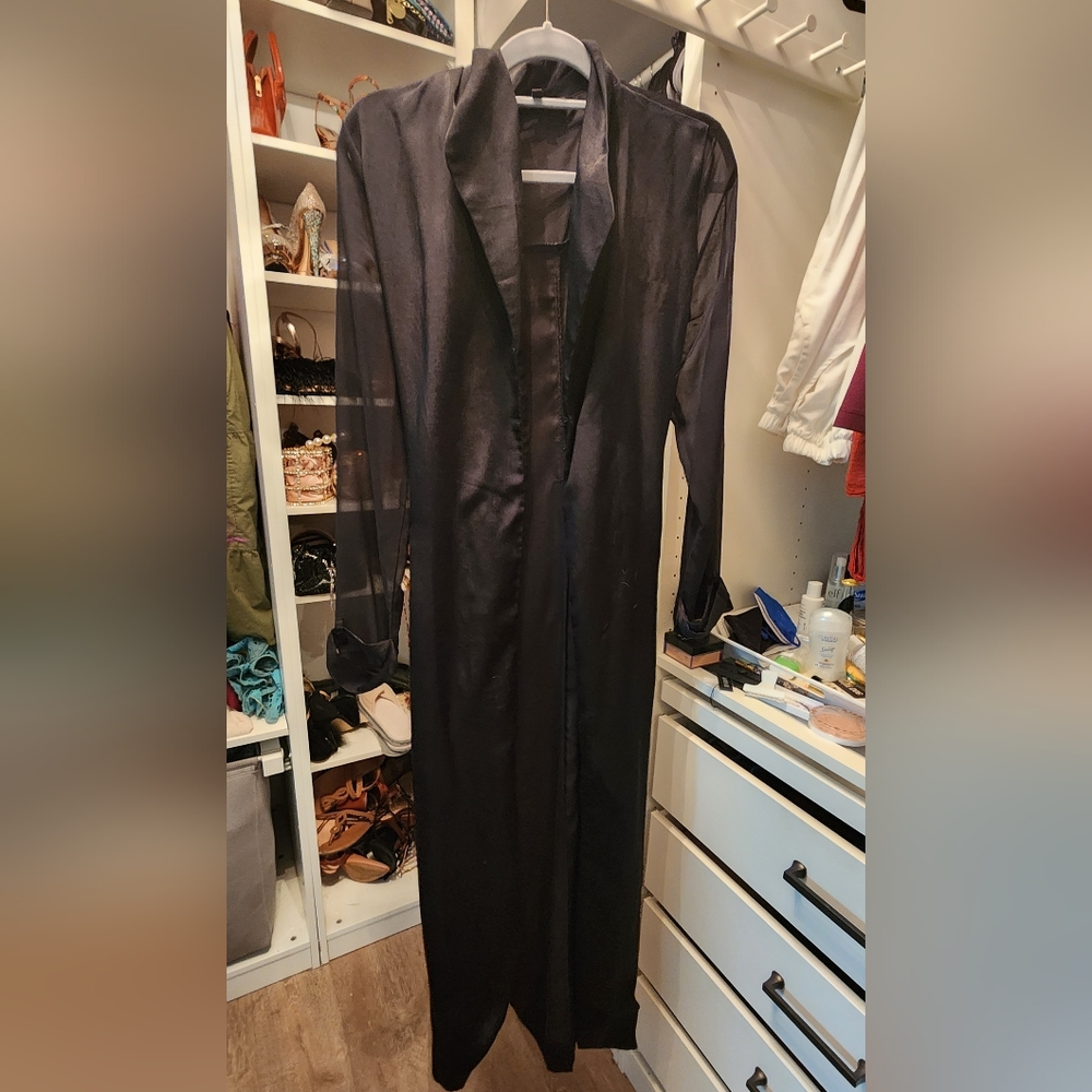 Naked Wardrobe Medium Black Duster #crosslisted